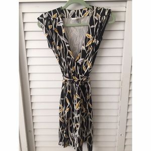DVF wrap dress size 10