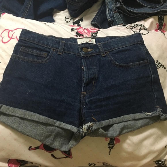 American apparel denim shorts