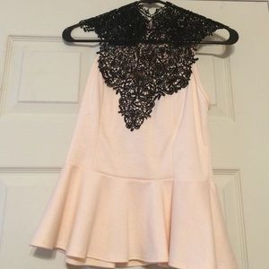 Charlotte Russe Peplum Top