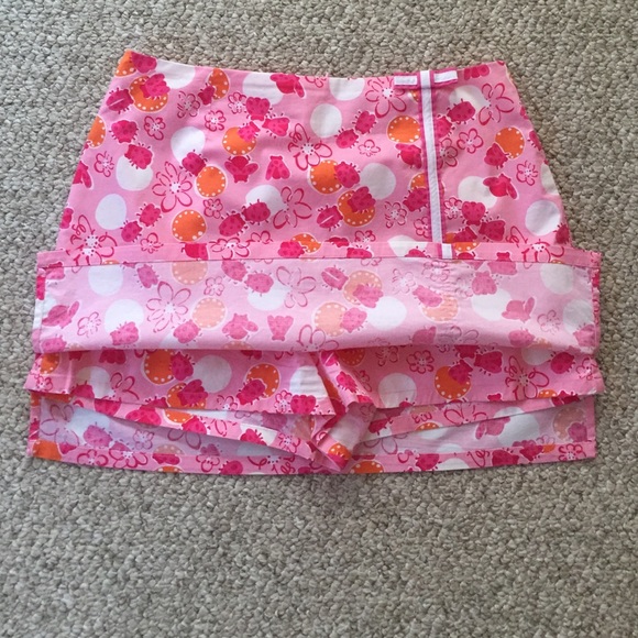 Lilly Pulitzer Pink Ladybug Print Skort - Picture 2 of 4