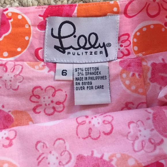 Lilly Pulitzer Pink Ladybug Print Skort - Picture 4 of 4