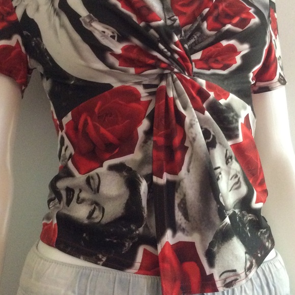 Gorgeous Vintage Print Top - Picture 4 of 6
