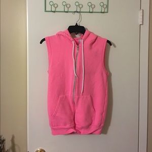 American apparel sleeveless sweatshirt