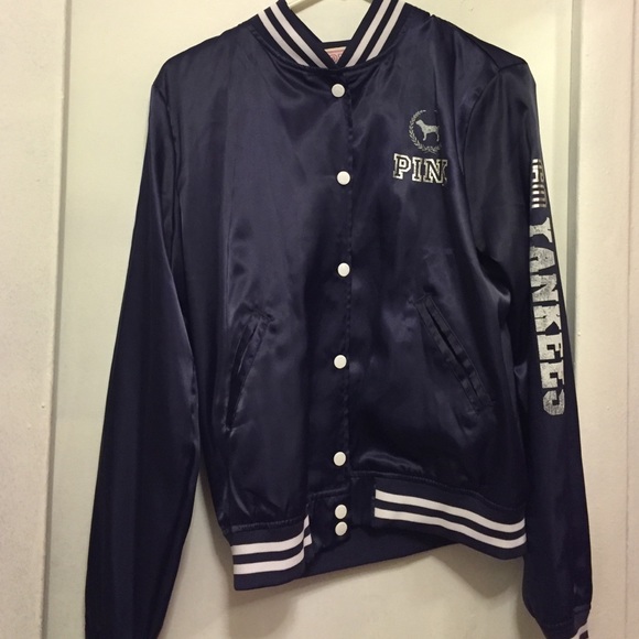 Pink  Victoria Secret Yankees Silky Jacket