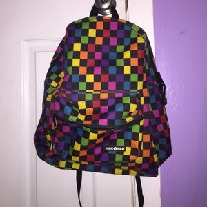 brand new yak pak. rainbow