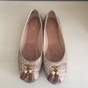 Sperry glitter flats in a 6.5