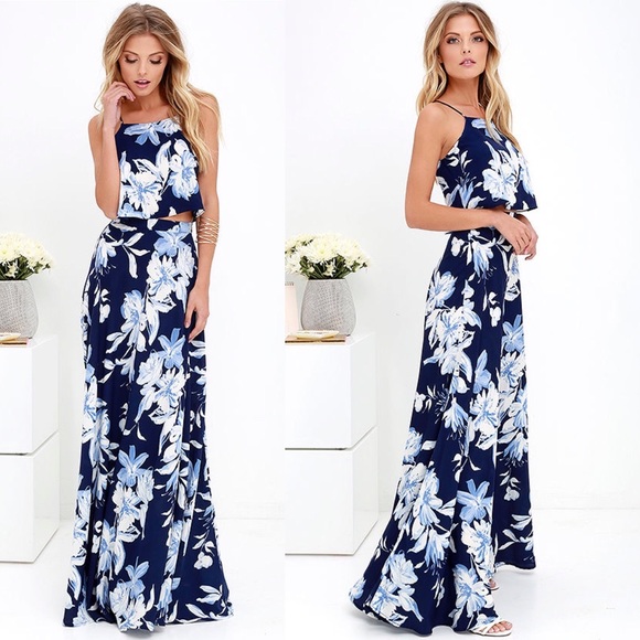 Two Piece Floral Dress!