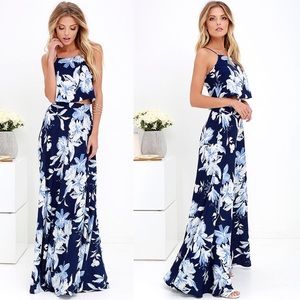 Two Piece Floral Dress!