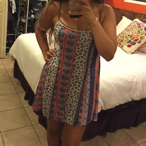 SOLD!! Floral Foreign Dress