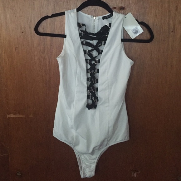 Lace up bodysuit