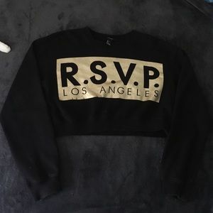 DONATING SOON Cropped sweatshirt NWOT