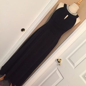 Black floor length gown