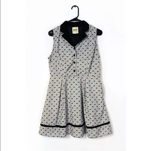 {Ducks in a Row} Dog Print Sleeveless Dress