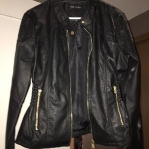 Faux leather jacket