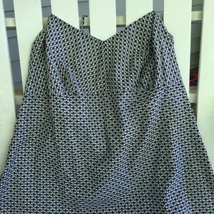 Loft Cute black and white halter