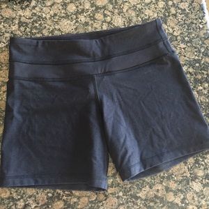 Lululemon black fitted shorts.