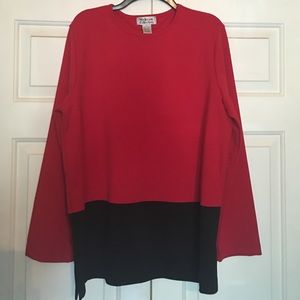 Color Block Long Sleeve Tee NEVER WORN