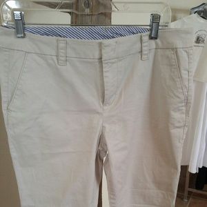 Light khaki summer pants. More skinny leg