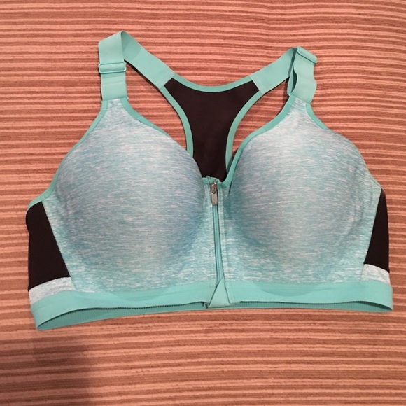 Victoria's Secret VSX sports bra zip front 38d