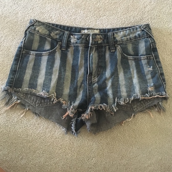 Free People Denim Shorts