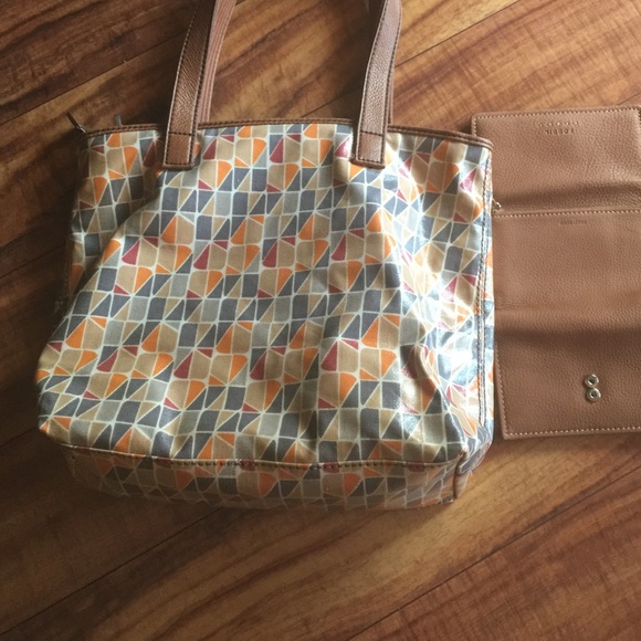 Fossil Purse And Wallet Like New - image 4