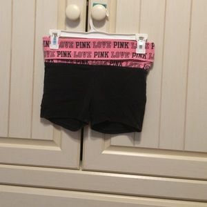 PINK yoga shorts