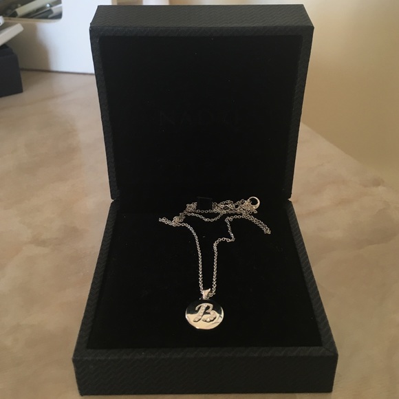 Nadri 'B' Initial Necklace