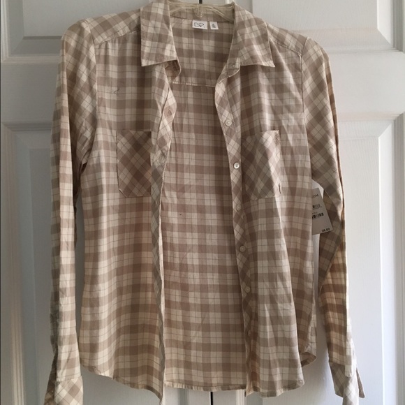 Nordstrom BP tan flannel