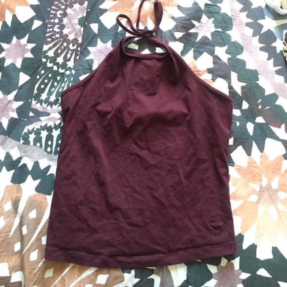 SOLD Victoria's Secret PINK halter crop top