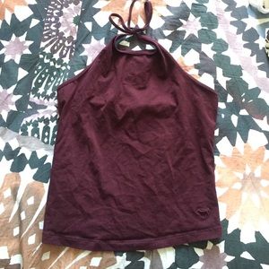 SOLD Victoria's Secret PINK halter crop top