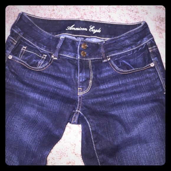 American Eagle Stretch Artist denim crops