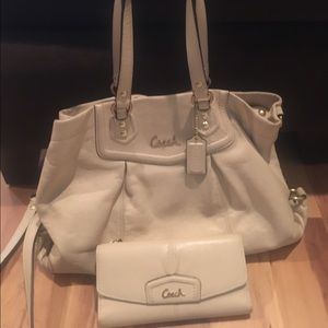 Coach purse with wallet