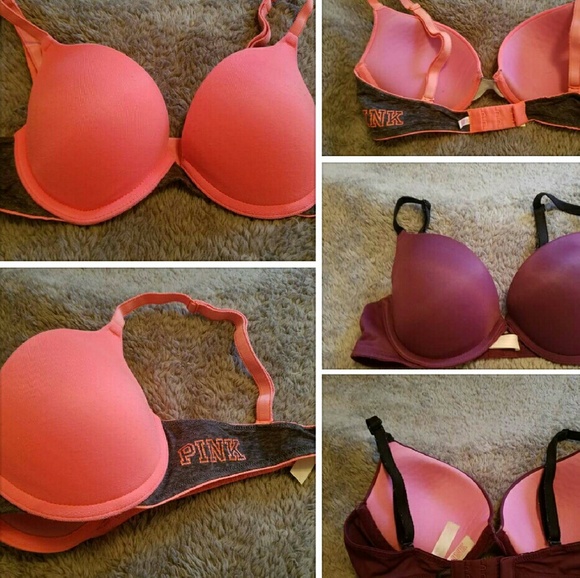 2 Victoria's Secret Pink bras 32C