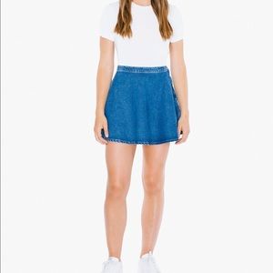 American Apparel Denim Circle Skirt