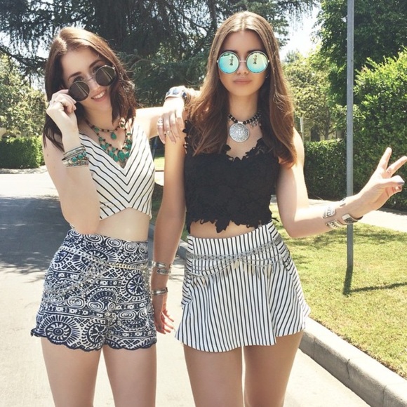 SOLD NWT LF Striped Two Piece set - Picture 3 of 4