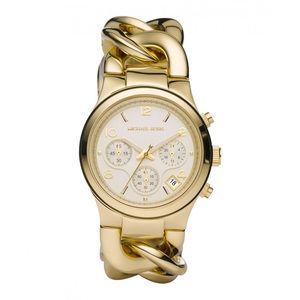 MK gold Runway watch brand new w/box