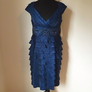 Beaded Cocktail Evening Dress