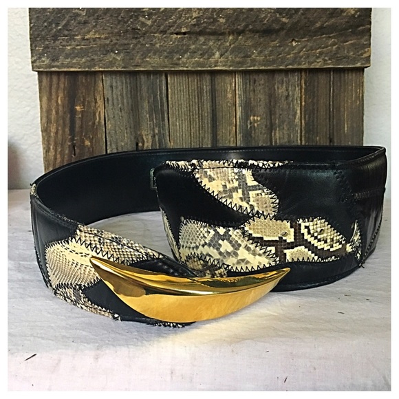 ⏰LAST CHANCE Genuine Leather & Snake Skin Belt