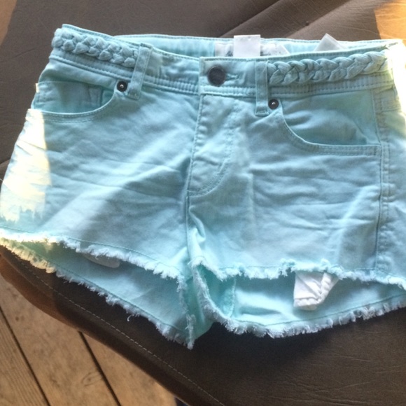 Aqua Jean shorts