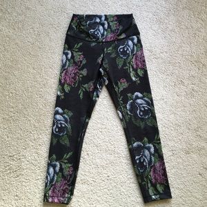 Lululemon Flower Print Leggings