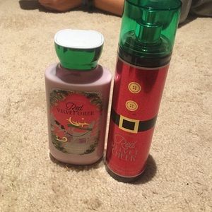 Bath and body works spray and lotion