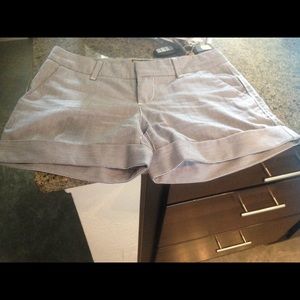 Dear John size 28 cuff navy white pinstripe