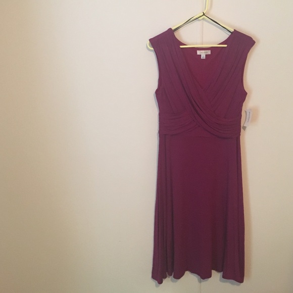 Dress Barn wrap front dress