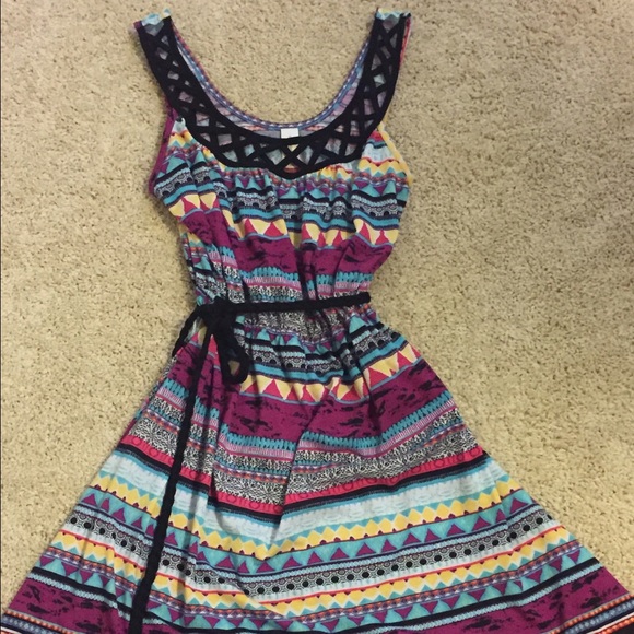 Tribal Print Sun Dress