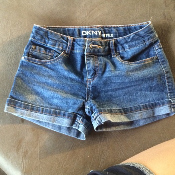 Jean shorts .