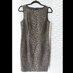 Ann Taylor Leopard print dress