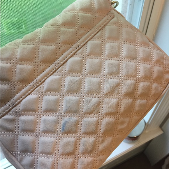 Asos Quilted Blush Pink Embossed Handbag Purse - Picture 4 of 4
