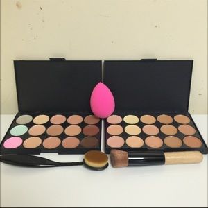 2 Contour Sets + Blender +Makeup Brush+ Oval Brush
