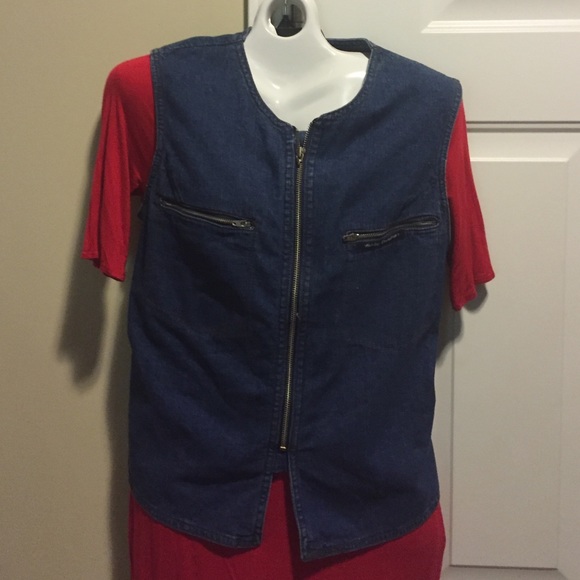 Harley Davidson denim vest
