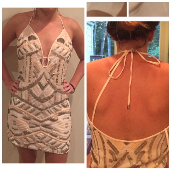 RARE Free People Saylor Harper Sequin Shift dress - Picture 4 of 4